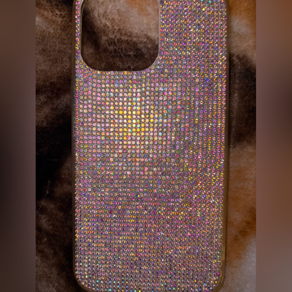 Holographic Rhinestone iPhone 13 Pro Max Case